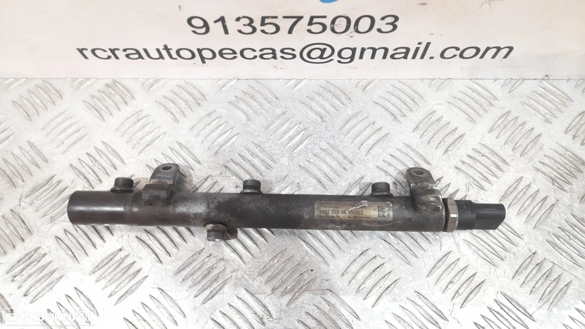 REGUA INJETOR INJETORES MERCEDES BENZ CLS C219 320 CDI 24V 224CV OM642920 642920 A6420700695 6420700695 INJECTOR INJECTORES - 3