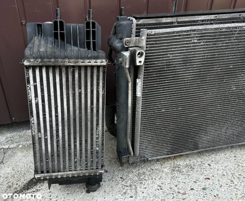 Komplet Chłodnic Wody Intercooler Klimy Wentylator Nissan Pulsar I 1,5 dCi - 16