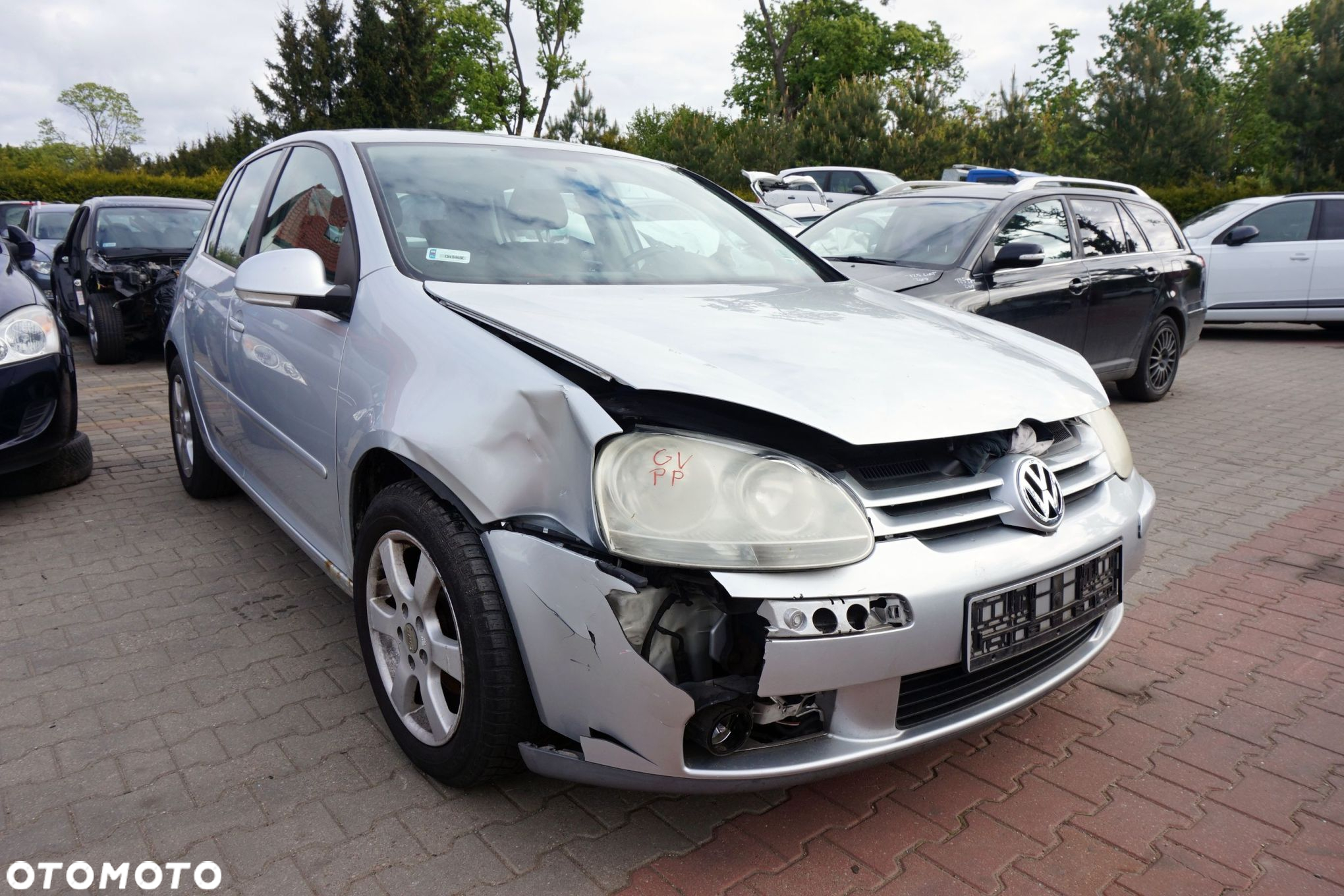 VOLKSWAGEN GOLF V 5D HB 2006 LA7W 1.6 8V BSE 102KM FVH SREBRNY na części - 7