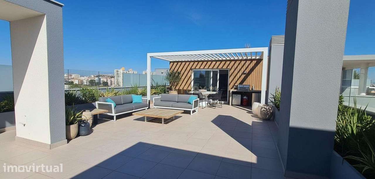 Apartamento T3 com terraço privativo e vista mar em empreendimento de - Grande imagem: 2/51