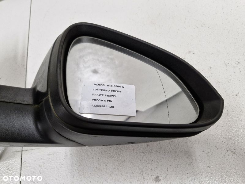 opel insignia a lusterko drzwi prawe prawy przód 5 pin 13269581 uk - 8