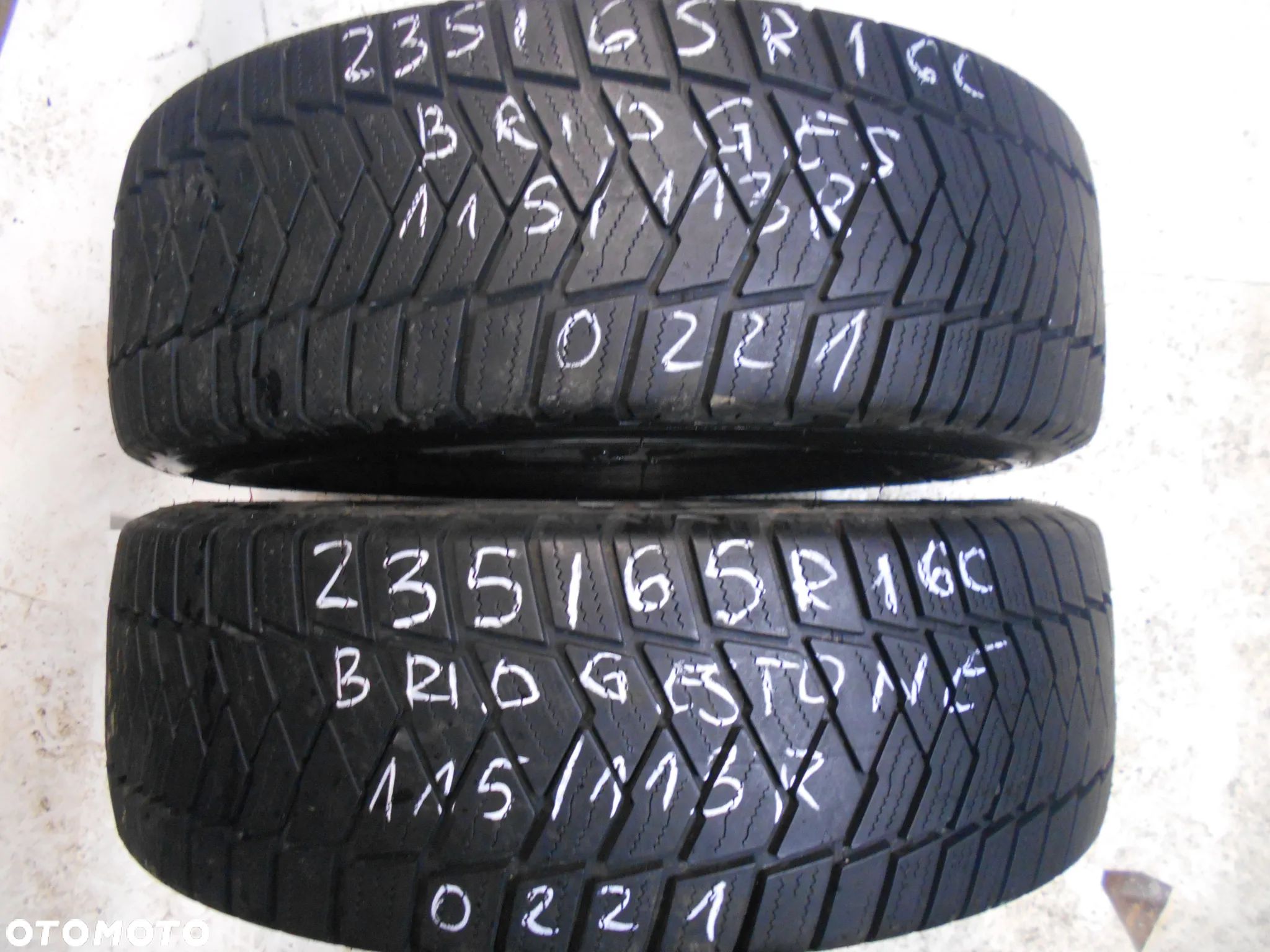 OPONY 235/65R16C BRIDGESTONE DURAVIS ALLSEASON DOT 0221 9.4MM - 1