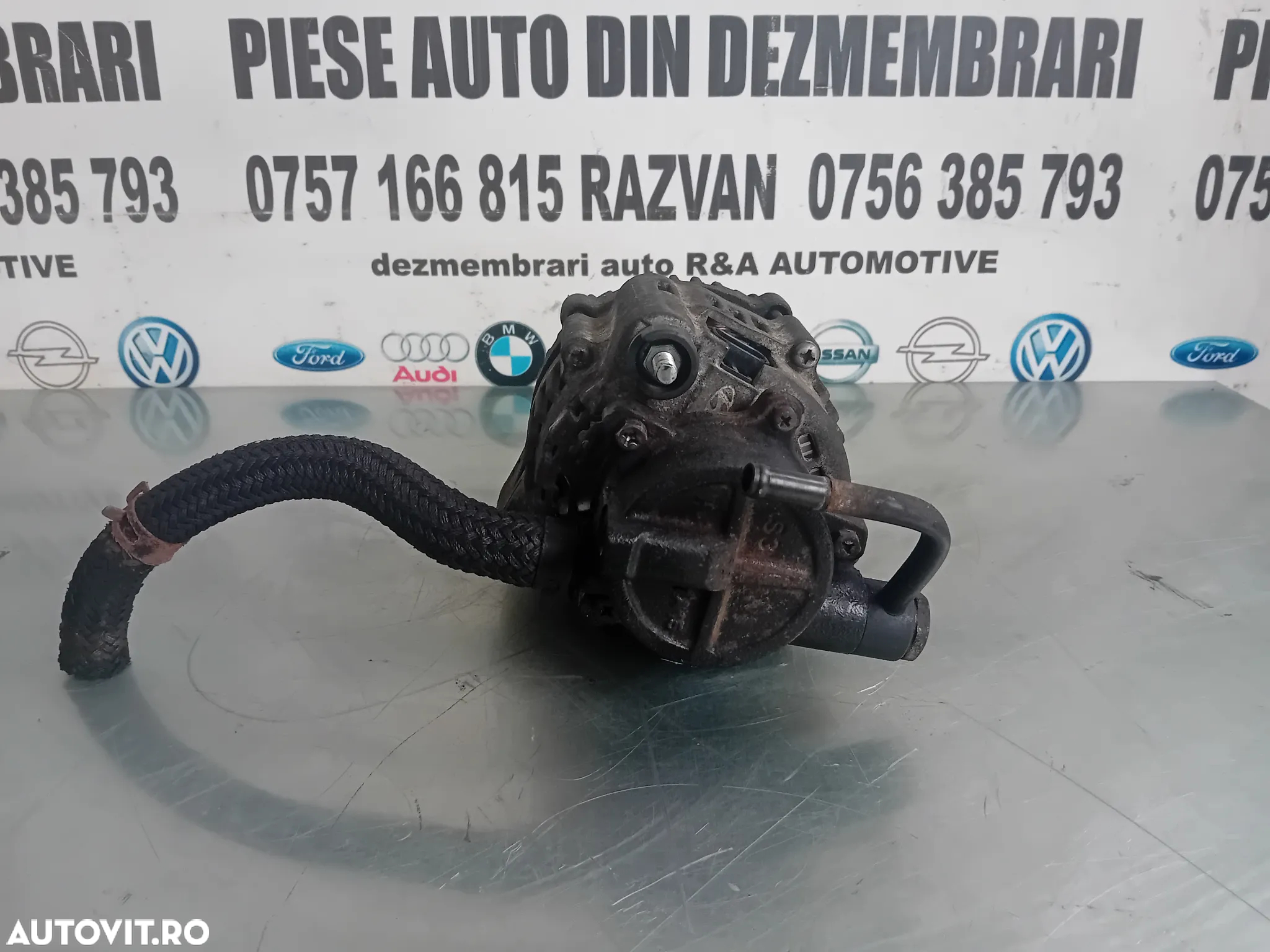 Alternator Cu Pompa Vacuum Hyundai Santa Fe 2 II 2.2 crdi Cod 37300-27013 An 2006-2012 - 6