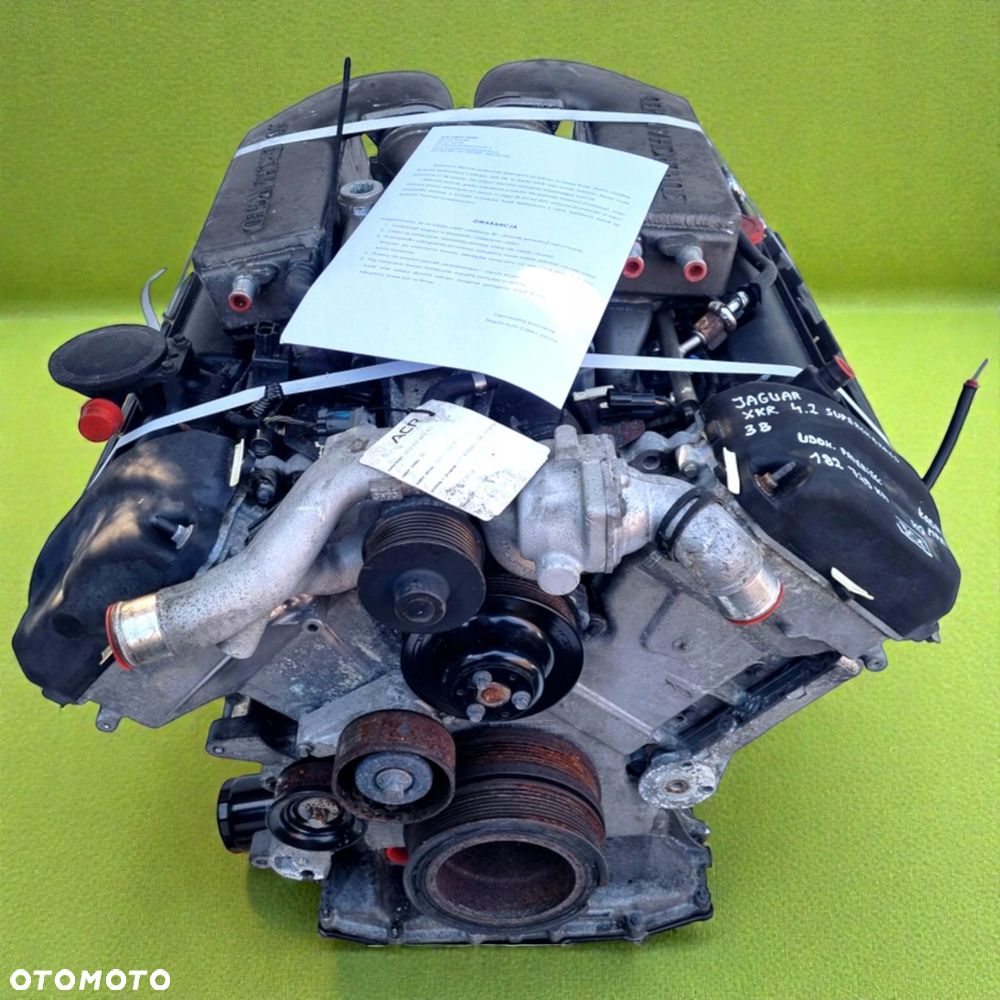 SILNIK Jaguar XKR 4.2 V8 SUPERCHARGED udokumentowane 182tyś AJ34 AJ34-B - 3