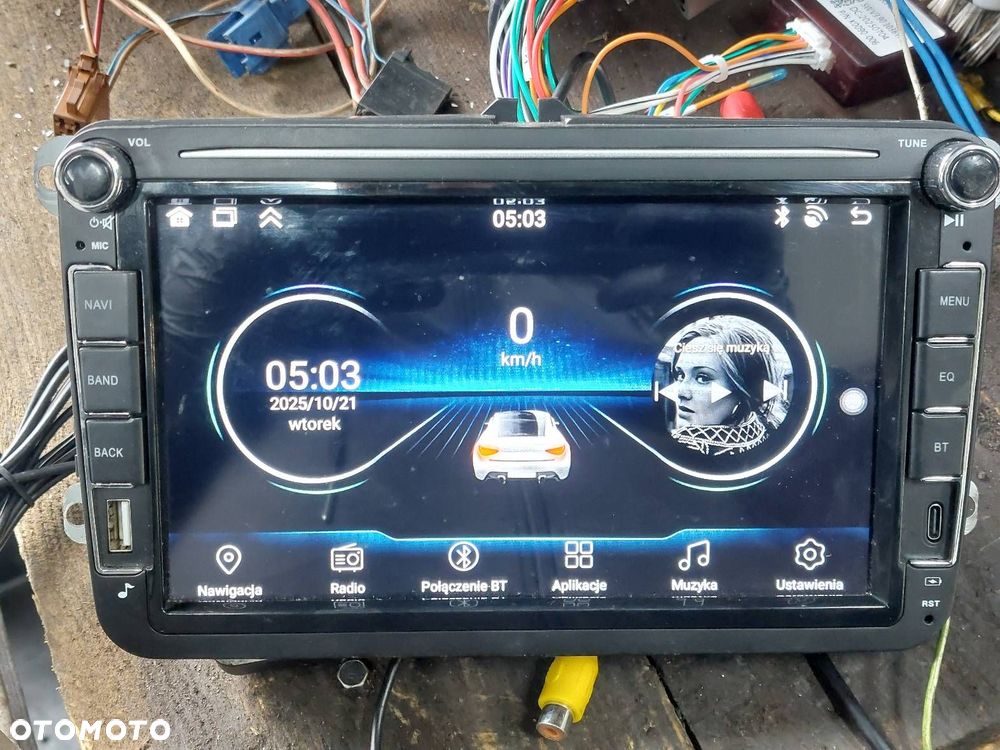 RADIO ODTWARZACZ VOLKSWAGEN PASSAT B6 6/128 GB ANDROID 15 USB BT NAVI - 5