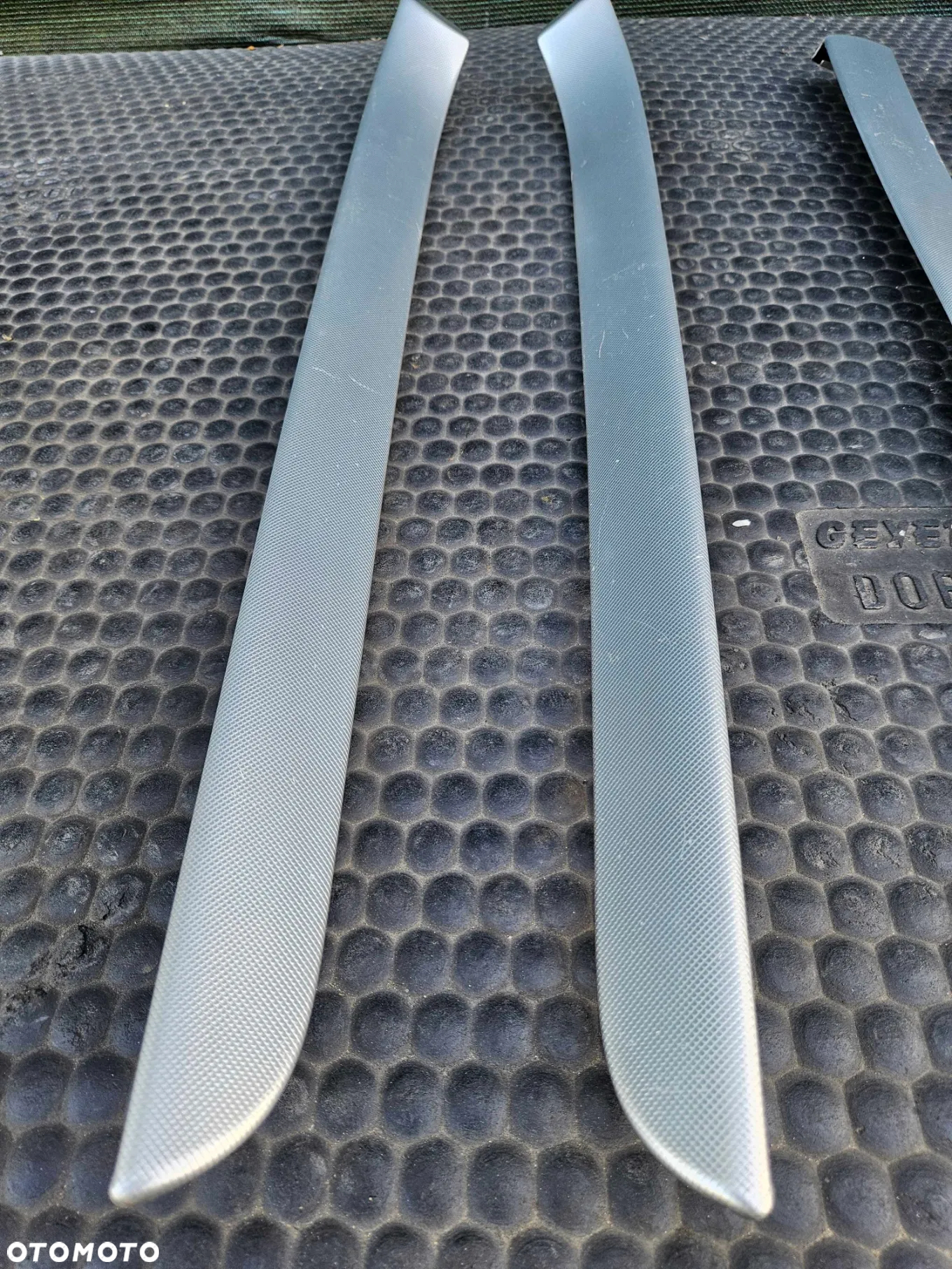 Listwy Ozdobne Dekor Listwa Drzwi Srebrne Rybia Luska Carbon Audi A4 B6 B7 - 4