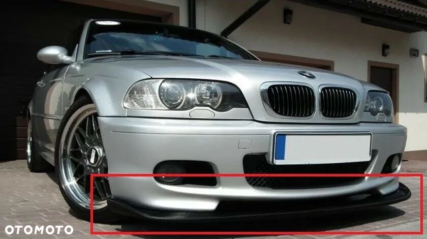 BMW 3 E46 M PAKIET DYFUZOR PRZEDNIA DOKŁADKA ZDERZAKA PODKŁAD - 11