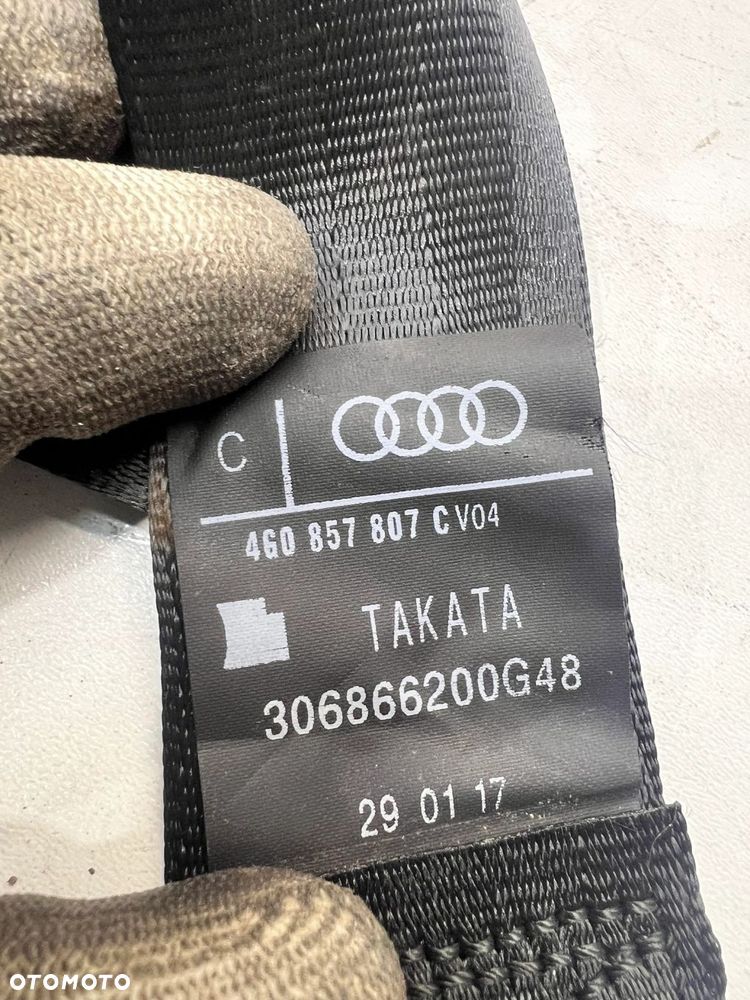 PAS BEZPIECZEŃSTWA ŚRODKOWY AUDI A6 C7 4G0857807C - 12