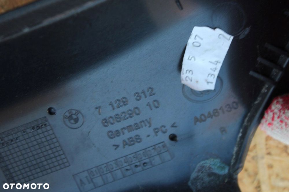 Osłony słupków A słupki BMW e93 czarne 7129311 7129312 - 4