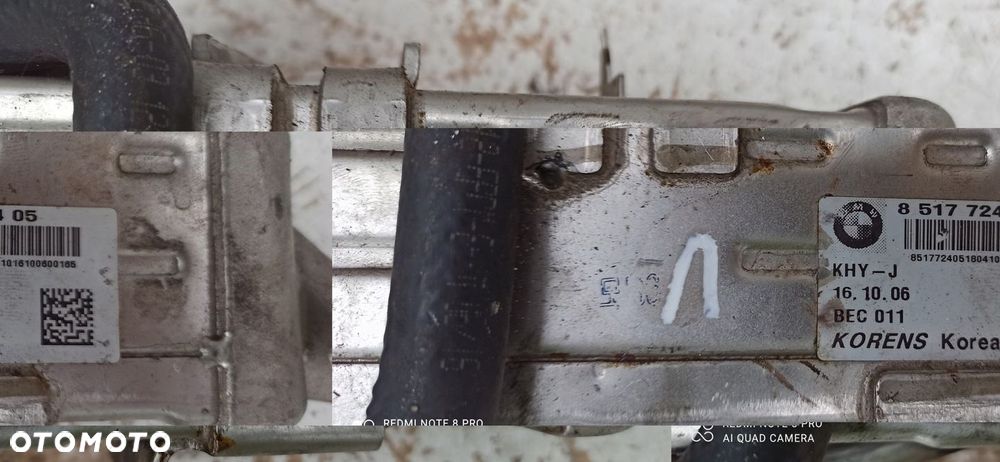 BMW F10 F15 3.0D 2.0D CHŁODNICA SPALIN EGR 8517724 - 7