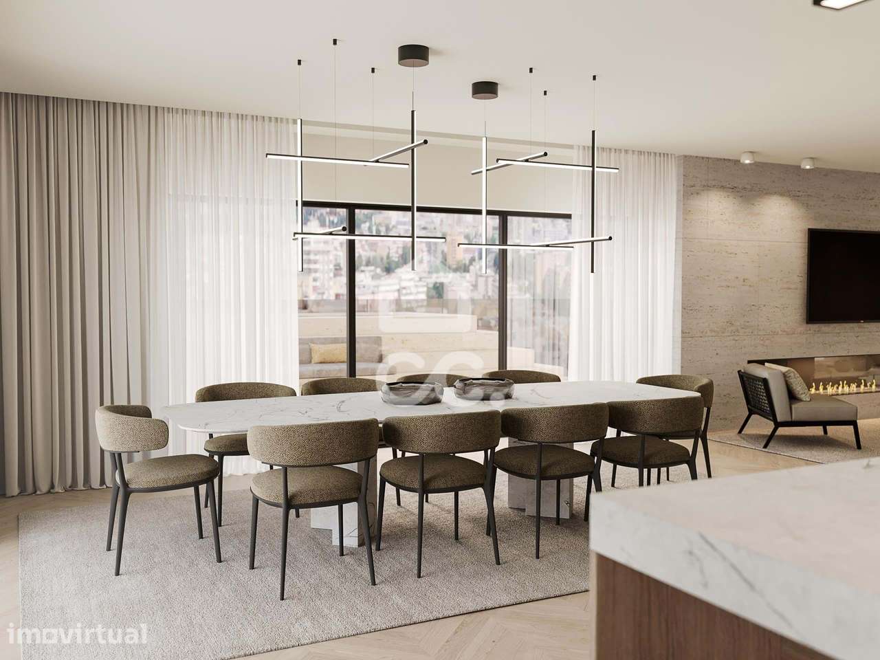 PENTHOUSE DE LUXO COM PISCINA EM BRAGA - T4 - Grande imagem: 5/31