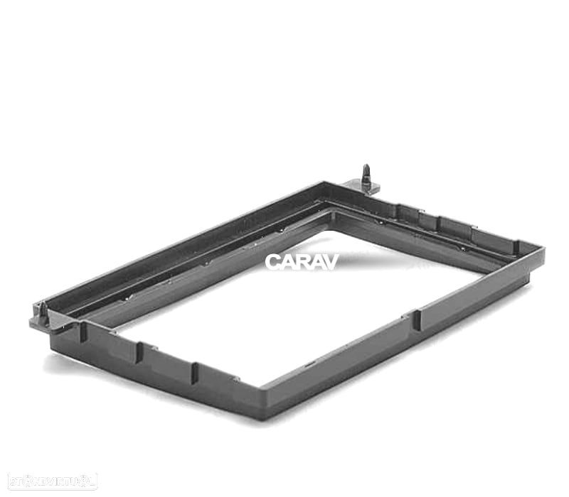 MOLDURA ADAPTADOR PRETA PARA RADIO 2-DIN FORD EDGE EXPEDITION EXPLORER F-150 F-250 F-350 FOCUS FUSIO - 5