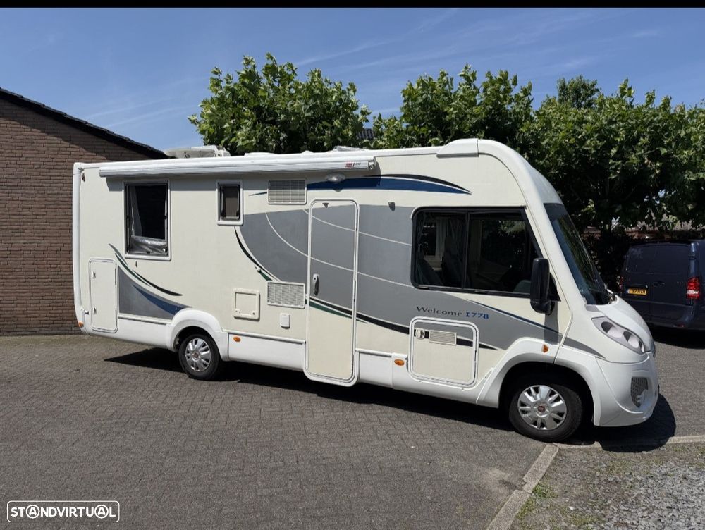 Chausson Welcome I 778 Cama central + Basculante + frigorífico 190L - 15