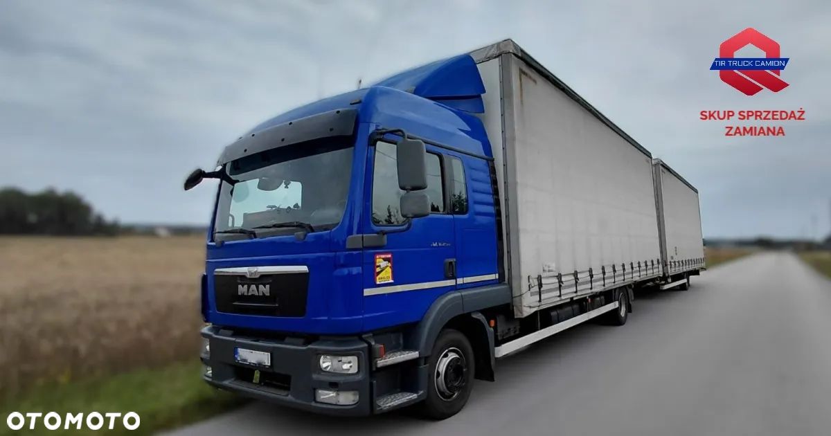 MAN TGL 8.250 FIRANKA ZESTAW TANDEM ZAMIANA - 1