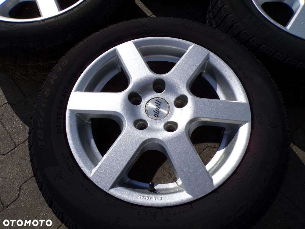 KOMPLET KÓŁ KOŁO FELGA 185/65 15 MERCEDES A KLASA ET 45 6Jx15 - 5