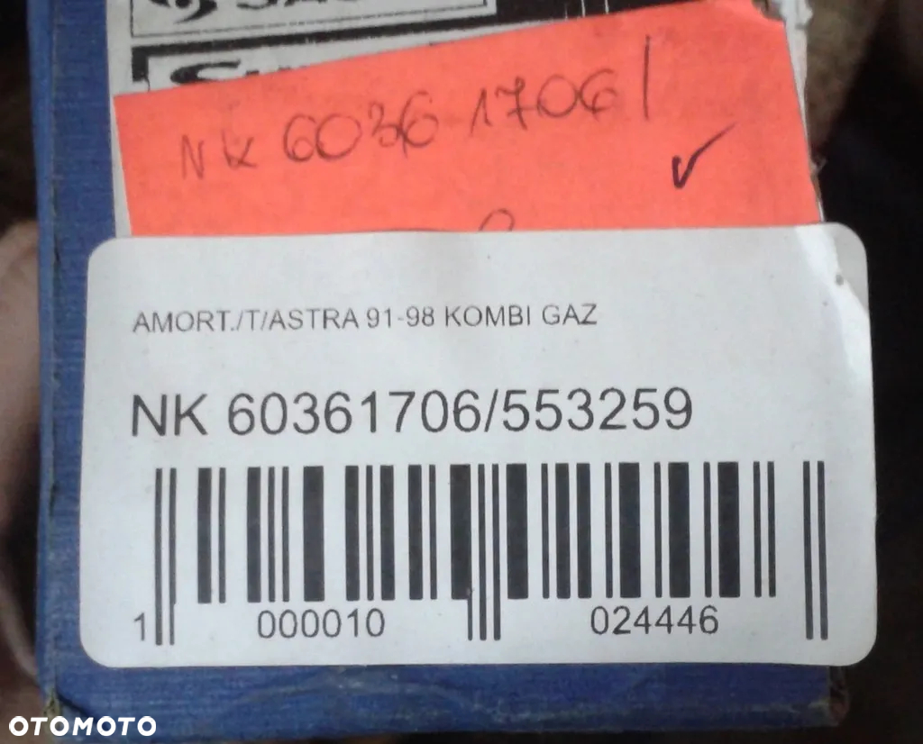 Amortyzator tył pasuje do Opel Astra F Kombi - 3