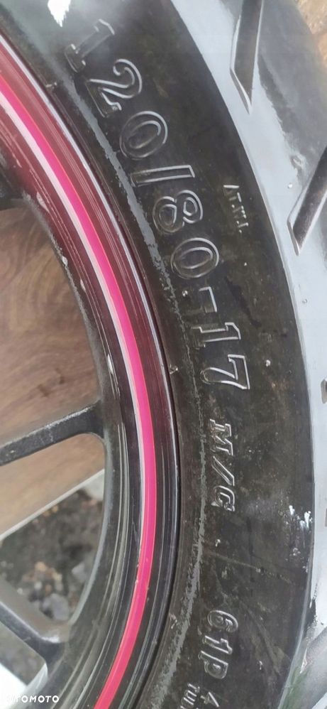 KEEWAY RKS 125 koło felga opona TYL 120/80/17 - 2