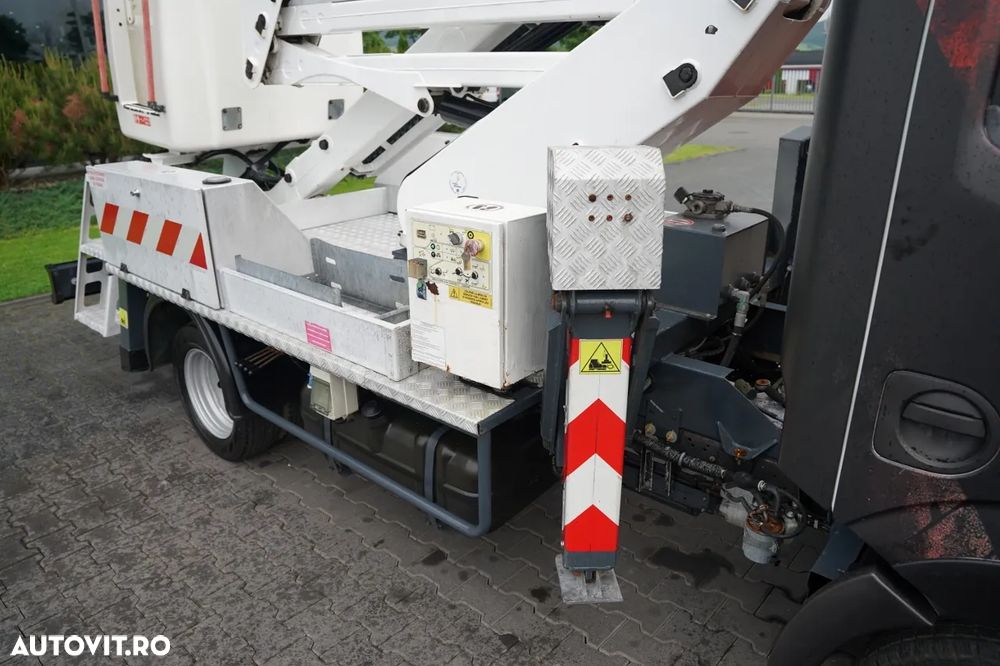 Nissan CABSTAR / ZWYŻKA 16,3 METRÓW / FRANCE ELEVATEUR /  BLIŹNIAK / UDŹWIG - 200 kg / 4 PODPORY / - 20