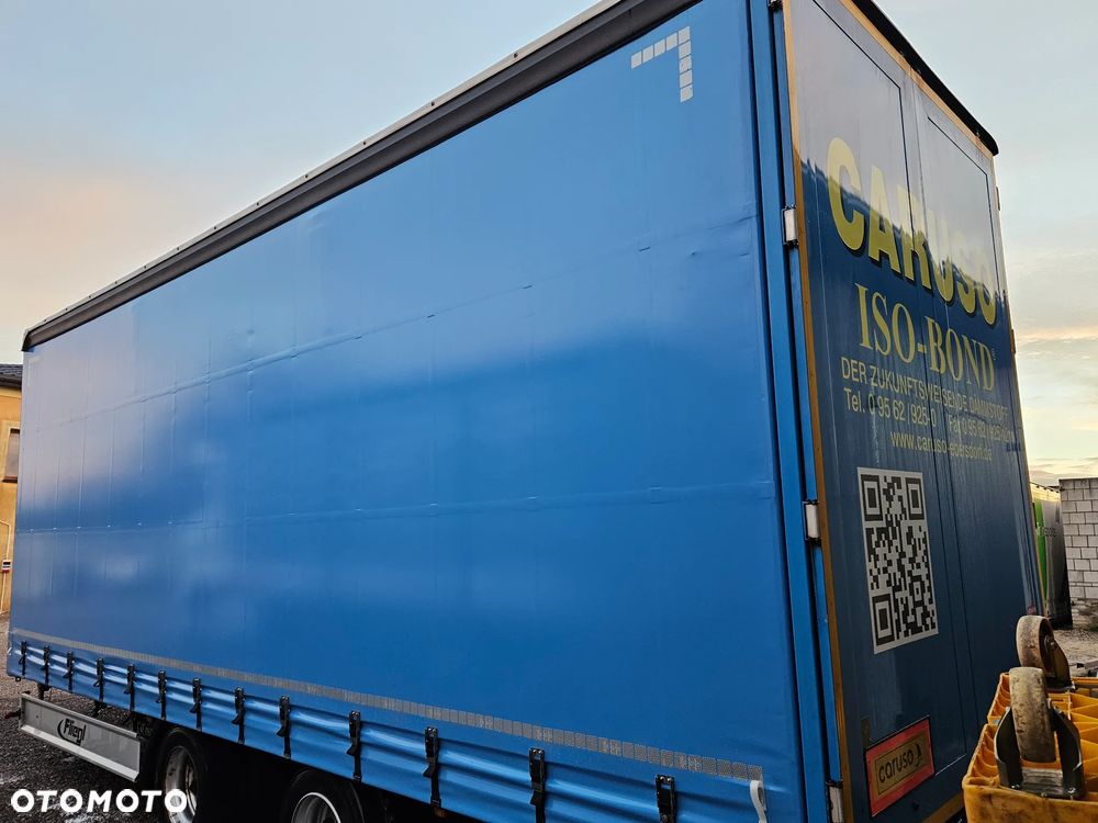 Fliegl PRZYCZEPA CIĘŻAROWA / 60m3 / 2 SZT IDENTYCZNE / OSIE BPW / HAMULCE TARCZOWE // 3M WYSOKA / TANDEM / 2 OSIE / 19 PALET / DOLNY SPRZĘG / 18 TON DMC / 13 TON ŁADOWNOŚĆ - 5