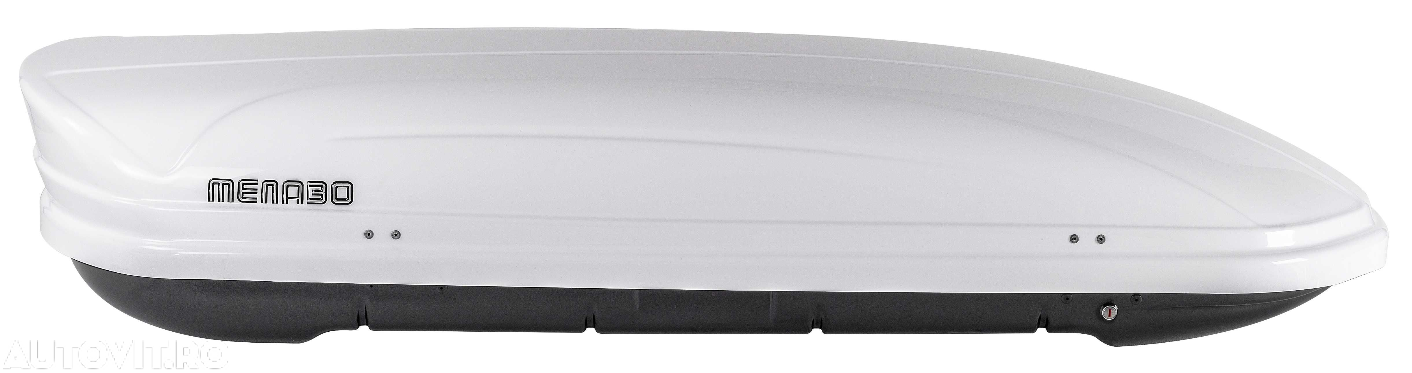 Cutie portbagaj Menabo Mania 400 ABS White - 3
