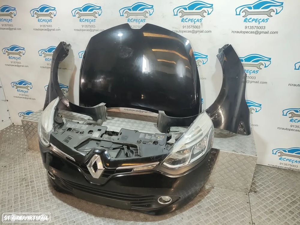 Frente Completa Renault Clio 4 IV - Fase 1 - Capot | Capo | Parachoque | Parachoques | Guarda Lamas | Lama | Radiador | Ventilador | Reforço | - 26