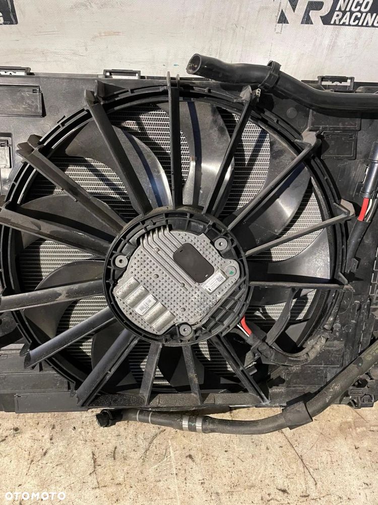 KOMPLET CHŁODNIC WENTYLATOR BMW G30 G31 G32 G11 G12 G14 G15 G16 BENZYNA - 9