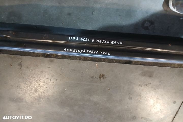 Armatura / Intaritura bara spate Volkswagen VW Golf 6 [2008 - 2015] H - 2