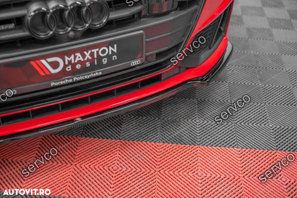 Prelungire splitter bara fata Audi A7 C8 S-line 2017- v1 Maxton Design - 5
