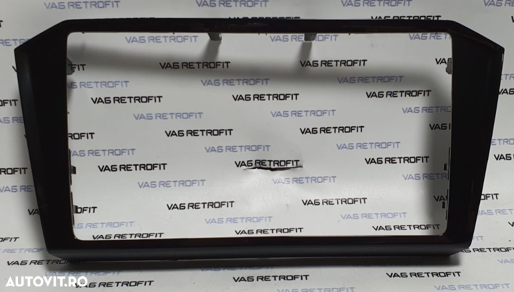 Rama Adaptoare Navigatie Display 9.2 inch Passat B8 3G Piano Black - 1