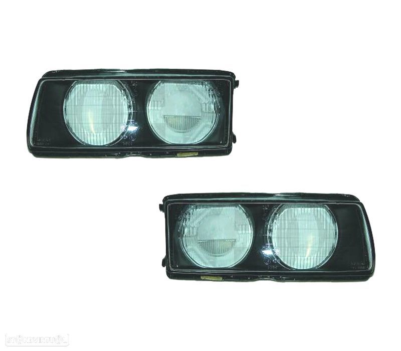 FARÓIS LENTES PARA BMW SERIE 3 E36 64-99 FUNDO PRETO - 1