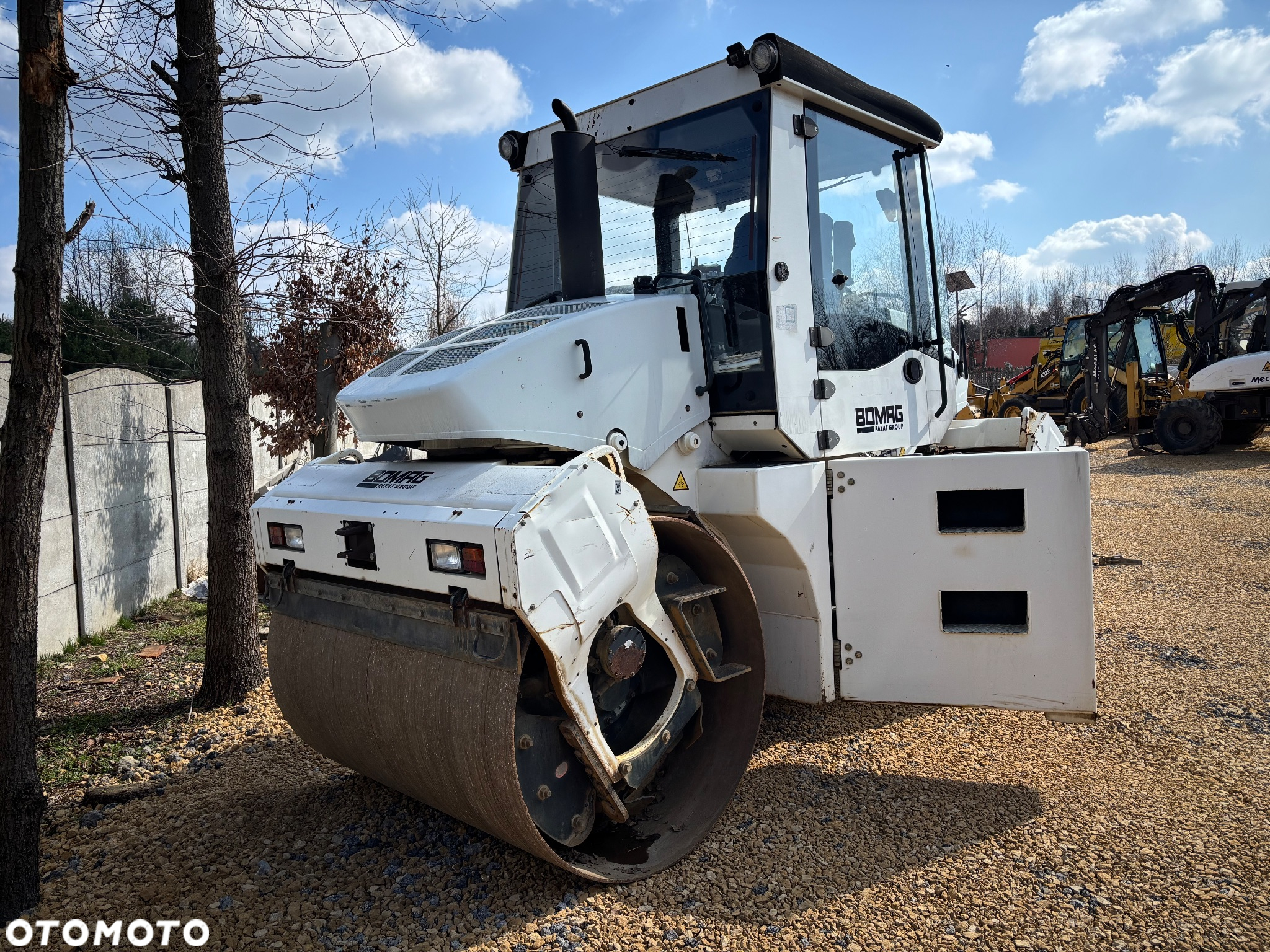 Bomag Walec BOMAG BW 174 2008R WAGA 10TON , STAL STAL B. DZIELONE,miernik zag ,obcinarka - 5