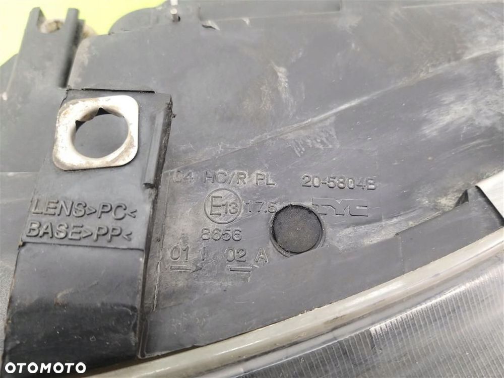 Reflektor lampa przód lewa Seat Toledo II 1999-2004 TYC 205804B LEON I - 2