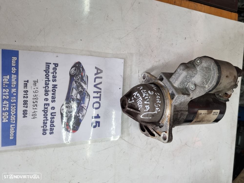 motor de arranque Opel Corsa D - Meriva - Astra J  ref: 55578921 - 3