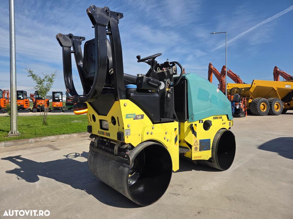 Ammann ARX12,  Latime tambur 0,8m, 1,5 TONE, 2017, 549h, sistem stropire, motor Yanmar 32CP, viteza 8km/h, raza intoarcere 2m, lungime 2m, posibilitate leasing, STARE FOARTE BUNA-PROMOTIE 11900 EUR+Tva - 7