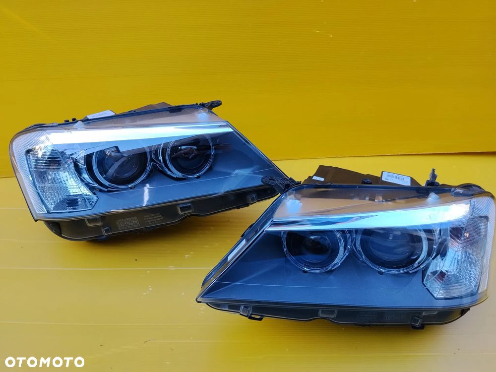 Lampa lewa prawa Bi Xenon skrętny dynamic BMW X3 f25 X4 f26 Europa bdb.stan