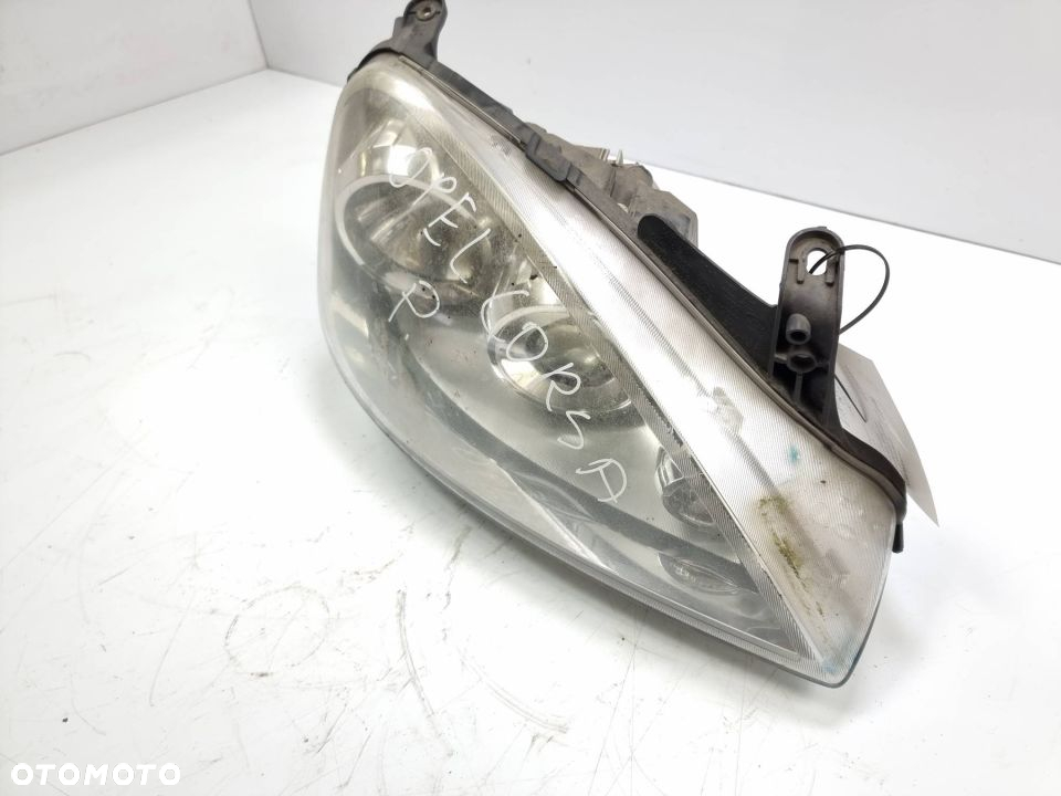 LAMPA PRAWA PRZÓD OPEL CORSA C 13237262 SOCZEWKA - 6