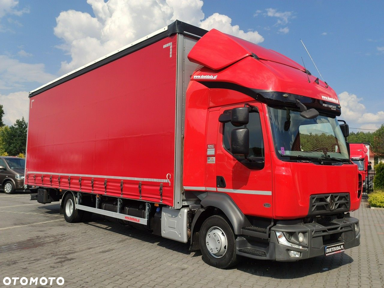 Renault D12.240 E6 Firana Tył Drzwi  Dach Zsuwany Długa 830cm - 2