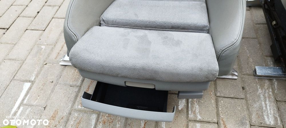 Fotel Fotele Zestaw ALKANTARA Kubełki Grzane Audi A6 C6 2.4 B Sedan 2004 rok Części Blask Gołdap - 12