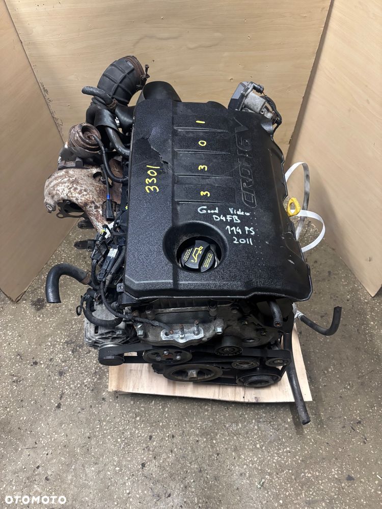 Silnik kompletny  1.6 CRDI D4FB Kia Hyundai  2011 film video 115 ps ceed spectra soul cerato - 2