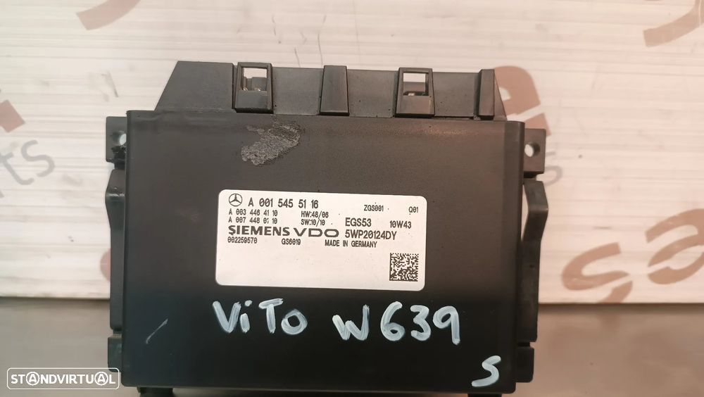 CENTRALINA DA CAIXA VELOCIDADES MERCEDES VITO W639 A0015455116 A0034464110 A0074480110 - 1