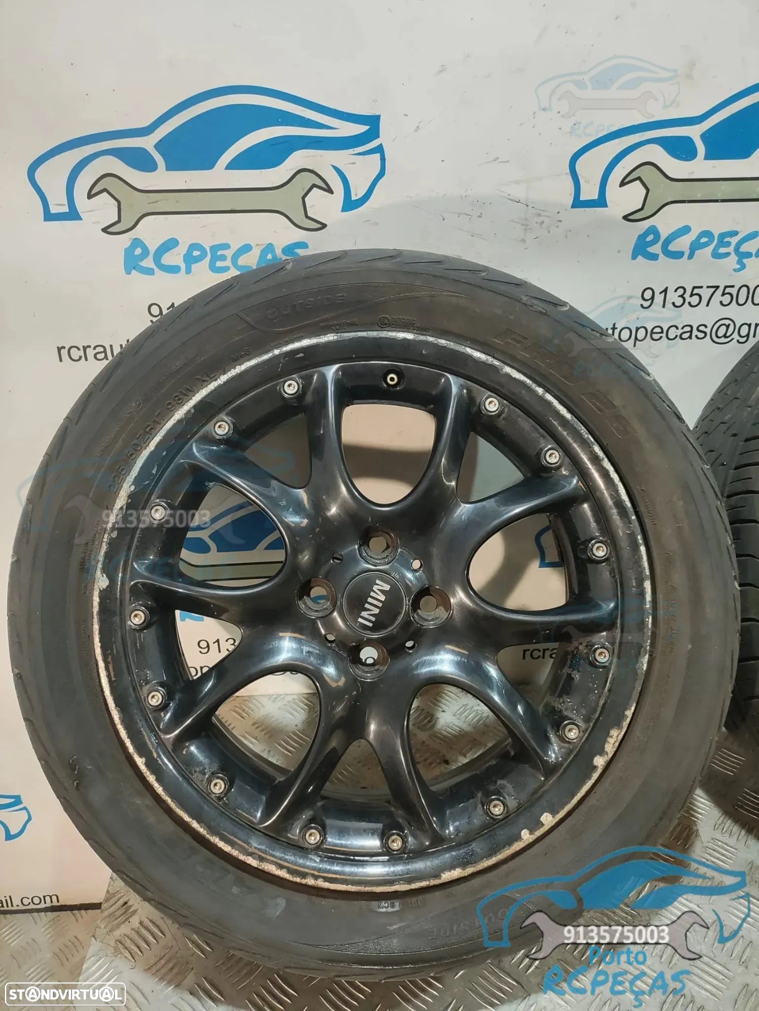 Jantes 17"  Ronal Mini Cooper S - Bi-partidas - 7J | ET48 | 4x100 - Jante | Originais | Cooper | One | John Cooper Works | Cooper SD | Polegadas | Clubman | Cabrio | Coupé | Original | Double Spoke | 36116787710 | 6787710 - 1
