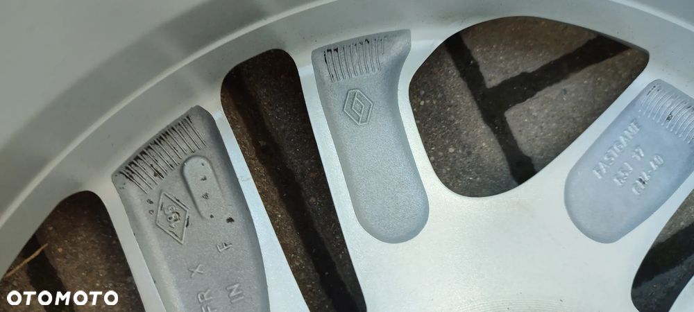FELGI ALUMNIOWE 4x100 6.5Jx17 CALI ET40 fi 60 8967R RENAULT KADJAR SCENIC CLIO KOMPLET 4 SZTUKI - 12