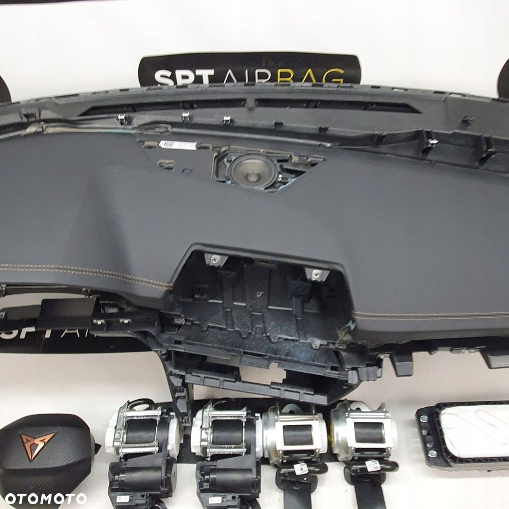 CUPRA FORMENTOR DESKA ROZDZIELCZA KONSOLA KOKPIT PULPIT PODUSZKI AIRBAG AIR BAG PASY KIT SET - 3