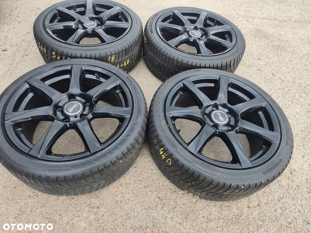 5x120 Czarne Felgi Aluminiowe Alufelgi 18 Koła Zimowe Zima Honda Odyssey Legend Pilot Acura MDX RL RLX TL TLX 6mm 20r. Legnica ALU-RAD 235/40 - 6