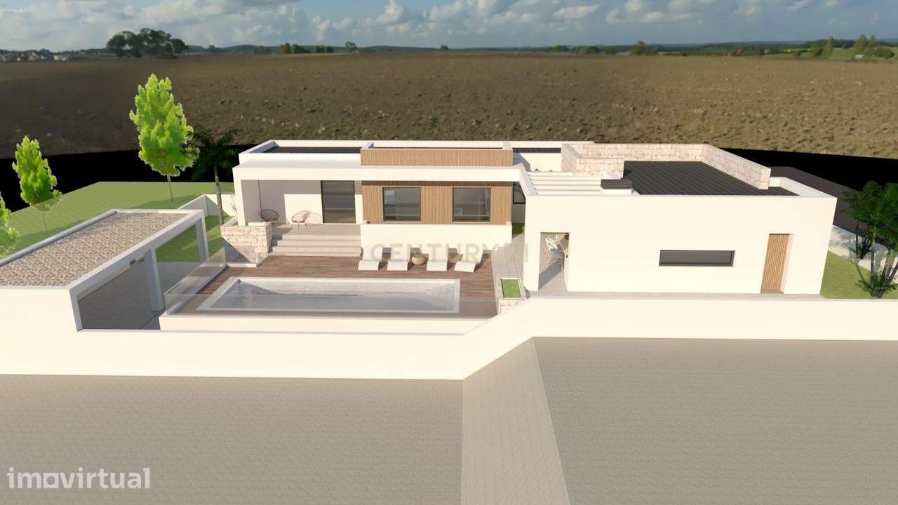 Moradia Térrea com Piscina em Construção no Pinhal Novo - Grande imagem: 2/5