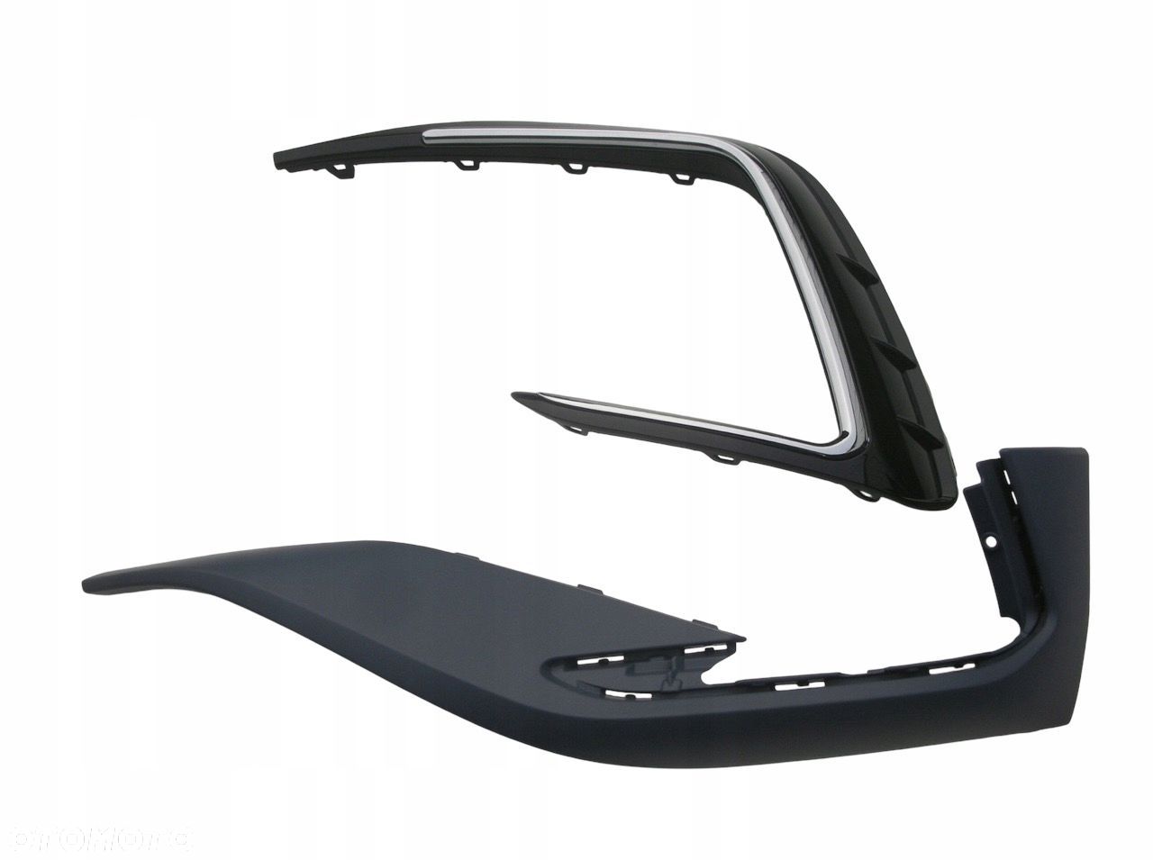 TIGUAN II LIFT R-LINE SPOILER KRATKA ZDERZAK CHROM LEWA LIFTING 2020- - 1