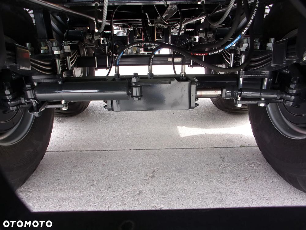 Pronar Przyczepa skorupowa T669 /T-700 XL tandem 14 ton, nadstawy, plandeka, oś skrętna - 7