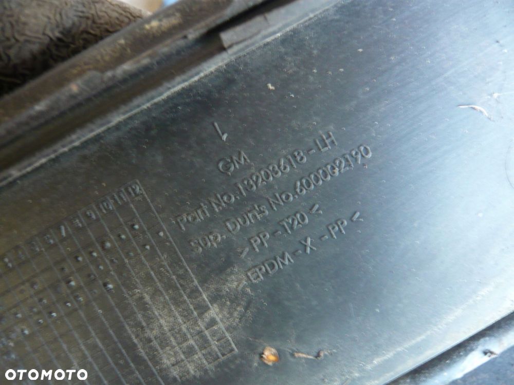 podszybie opel corsa d 13203618-lh - 2