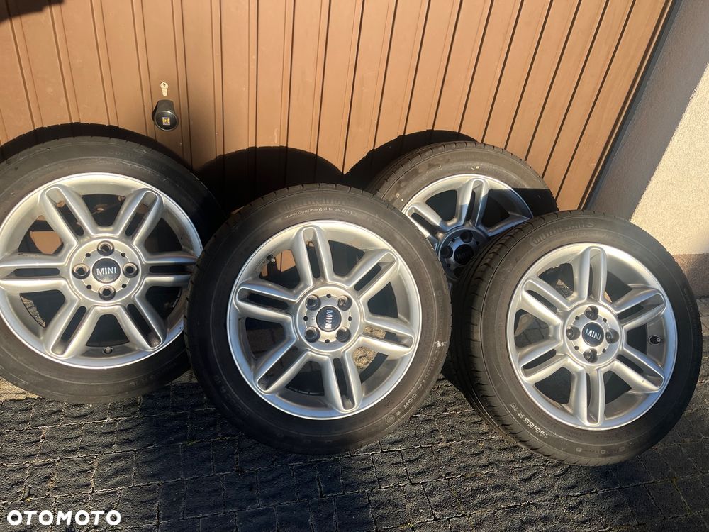 4 sztuki, 195/55 R16 Felgi aluminiowe Mini Cooper oryginał - 2
