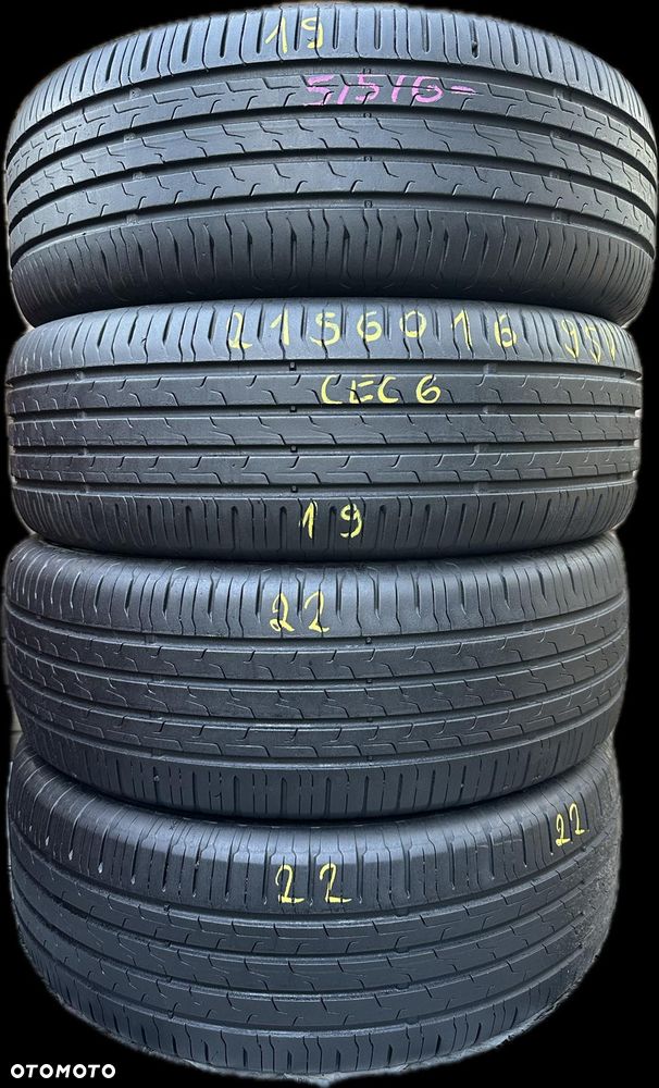 4 x 215/60R16 Continental Eco Contact 6 - 1